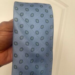 David Donahue Styled Tie Light Blue Sz OS